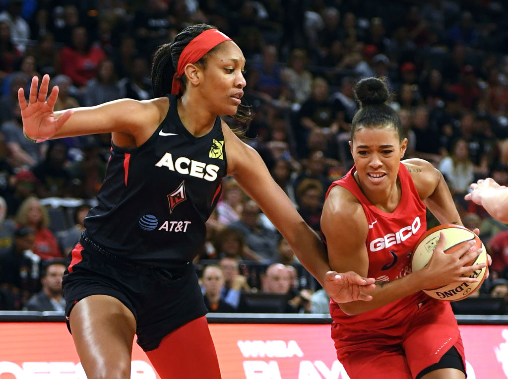 A'Ja Wilson Hits Game Winning Shot, Aces Win Fourth Game In Row