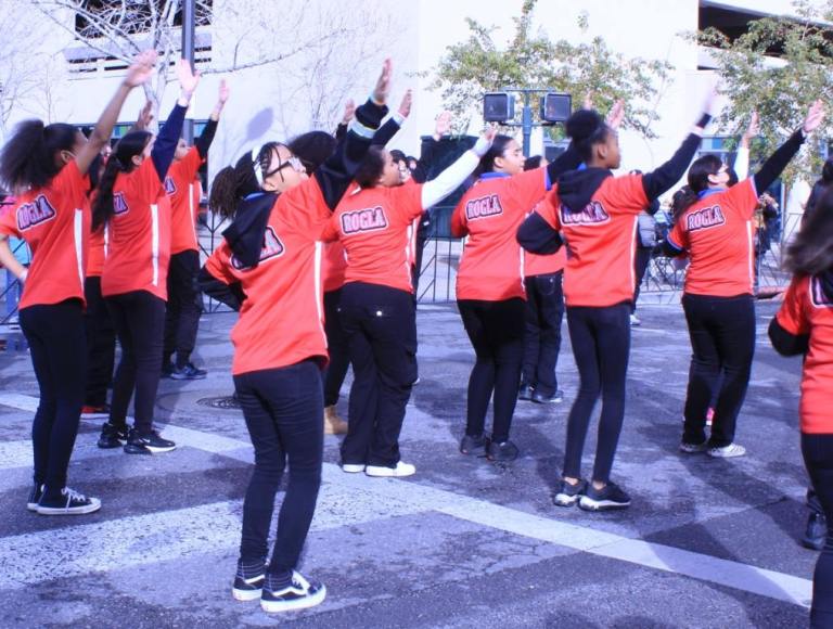 Step Team MLK Parade