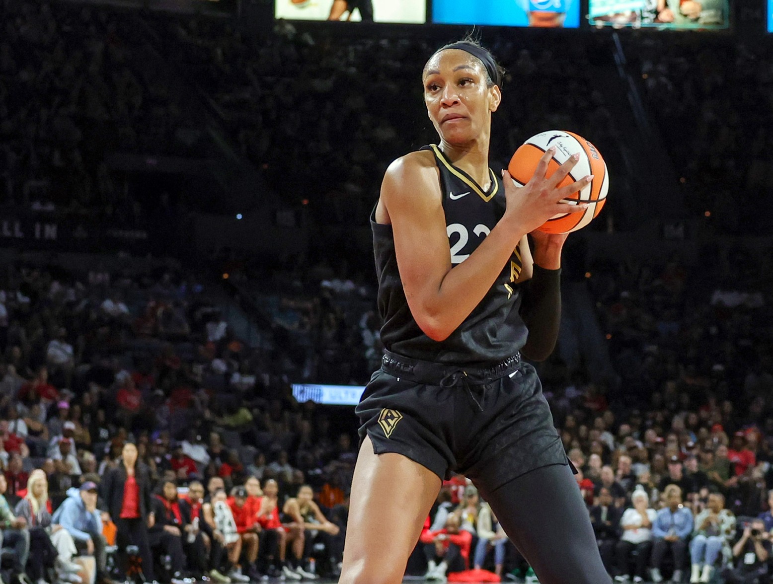 Las Vegas Aces star A'ja Wilson scores 53 points, ties WNBA single-game  record